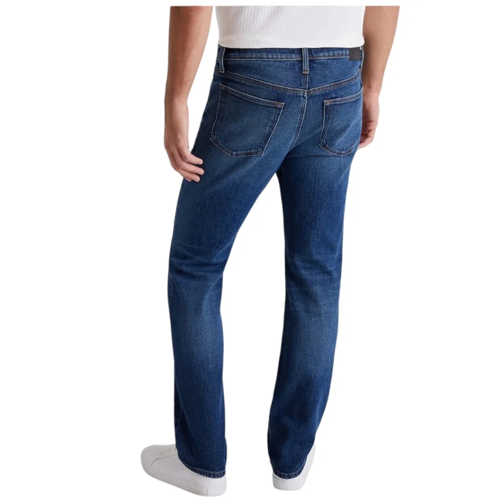 Express Mens Slim Straight Jeans 29x32 Dark Wash Hyper Stretch Denim Pants - Picture 2 of 5